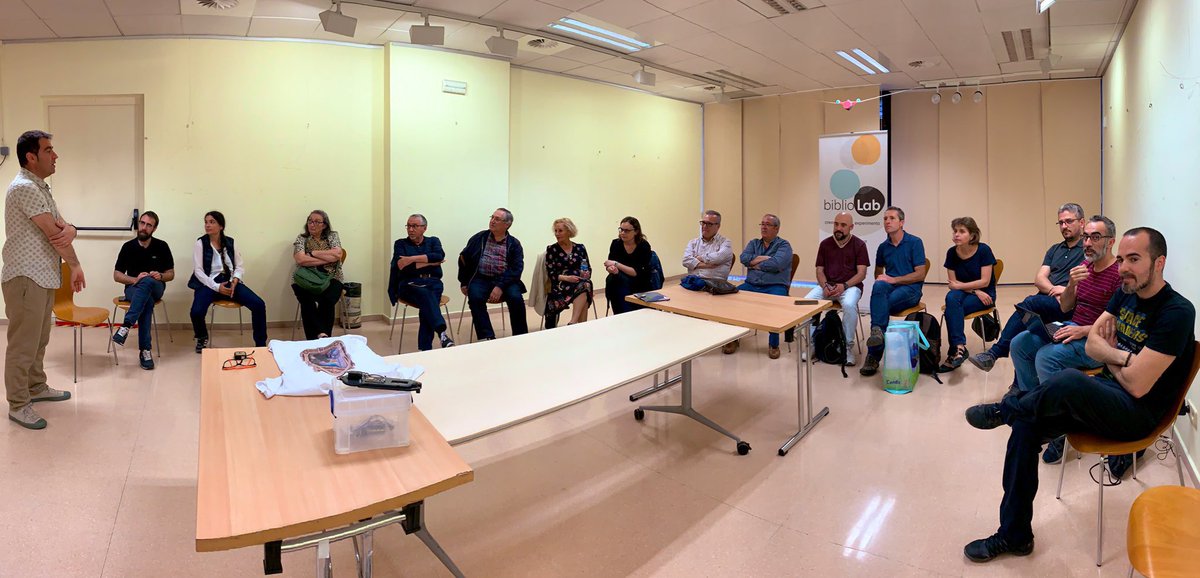 Sesión en la blblioteca central