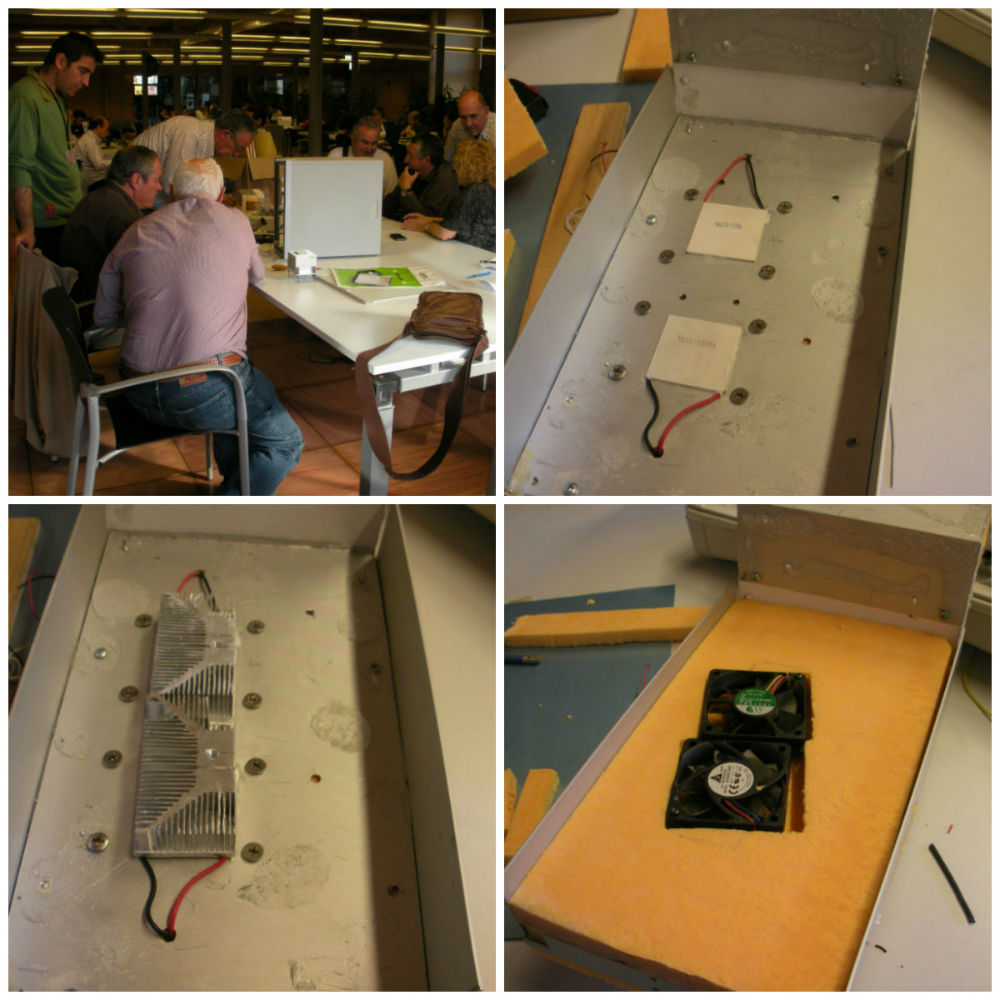 Utilizamos las dos células peltier