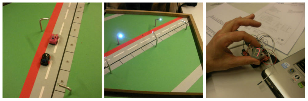 Colocando los sensores