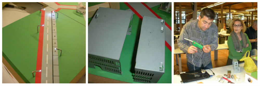 Seguimos instalando las farolas